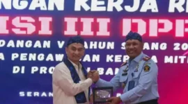 Foto: Kunjungan Kerja Reses Komisi III DPR RI Masa Sidang V Tahun Sidang 2022-2023 di Kantor Wilayah Kementerian Hukum dan HAM Banten, Senin (17/07).