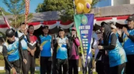 Foto: Kepala Kejaksaan Tinggi Banten Dr. Didik Farkhan Alisyahdi membuka secara resmi acara Puncak Pekan Olah Raga Hari Bhakti Adhyaksa ke-63 Tahun 2023, pada hari Selasa 18 Juli 2023