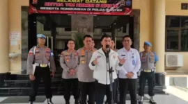 Keterangan foto : Kapolda Banten Irjen Pol Prof. Dr. Rudy Heriyanto menerima kunjungan kerja Reses Komisi III DPR RI bertempat di Aula Serbaguna Polda Banten pada Selasa (18/07)