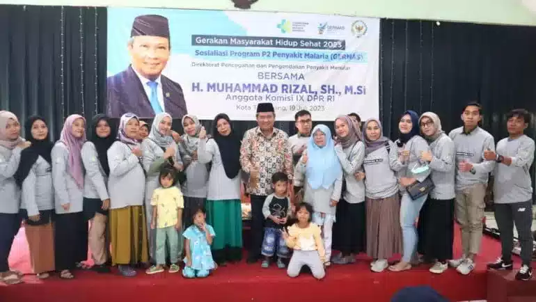 Muhammad Rizal DPR RI Ajak Masyarakat Ciledug Tangerang Hidup Sehat I Teras Media