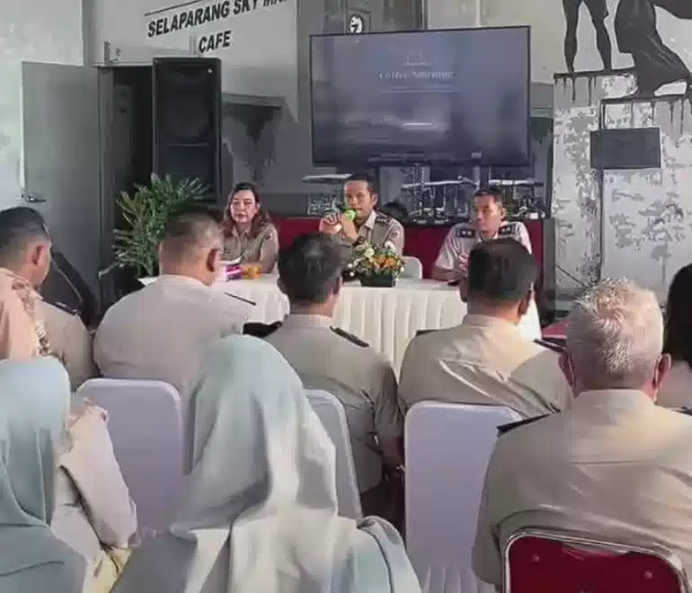 Bahas Target Kinerja, Kepala BPN Jakarta Pusat Ajak Pegawai coffee morning I Teras Media