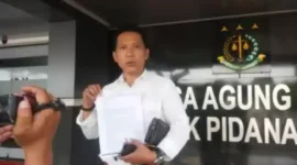 Keterangan foto : Sekjen Mata Hukum, Mukhsin Nasir sebut siap turun gunung terkait viralnya kasus revenge porn dengan terdakwa Alwi Husen Maolana, Minggu (2/7/2023)