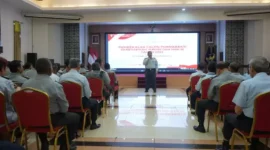 Keterangan foto : Kepala Kantor wilayah Kementerian Hukum dan HAM Jawa Barat R. Andika Dwi Prasetya, (Selasa, 1/8/2023) 