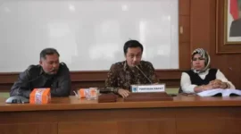 Keterangan foto : Ketua Fraksi Gerindra Kabupaten Pandeglang, Erin Fabiana, Senin (28/8/2023).
