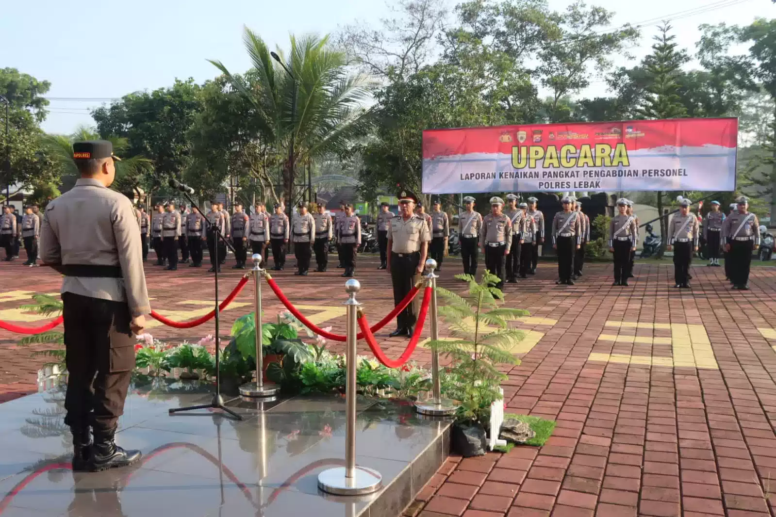 Kapolres Pimpin Upacara Kenaikan Pangkat Personil Polres Lebak I Teras Media