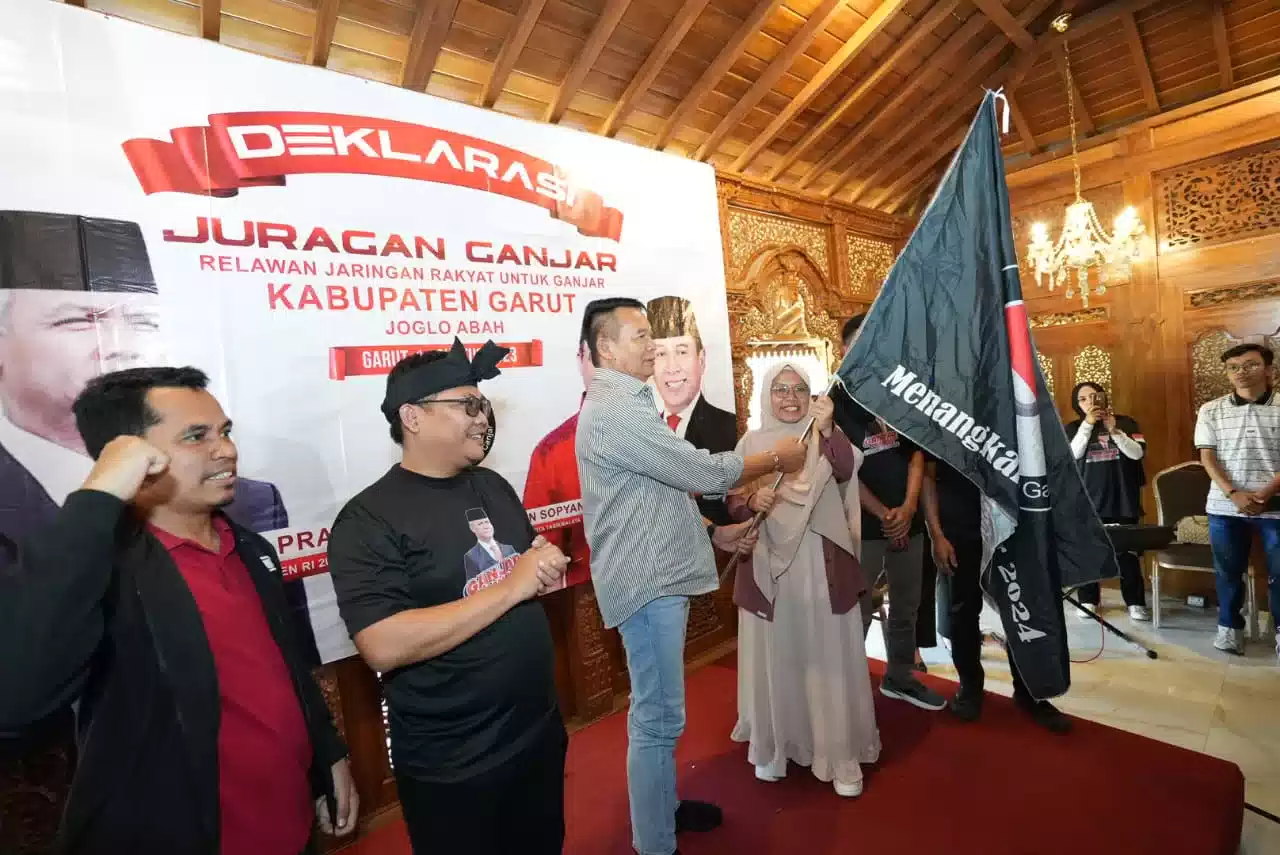 Deklarasi Relawan JURAGAN di Garut, TB Hasanuddin : Kita Perlu Pertebal Keunggulan Ganjar I Teras Media