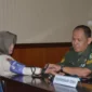 Keterangan foto : Kondisi Jantung Korem 064/MY dan PNS diperiksa, (Rabu, 2/8/2023) 