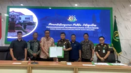 Keterangan foto : Penandatanganan Pakta Integritas dengan Kejaksaan Negeri Kota Malang, Kamis (4/8/2023)