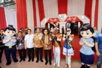 Keterangan foto : Menteri Hukum dan HAM Yassona Laoly mendukung penggunaan produk dalam negeri, (Jum'at, 4/8/2023)