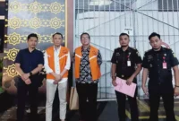 Keterangan foto : Kejaksaan Negeri Jakarta Barat menetapkan 2 direktur dari perusahaan swasta sebagai tersangka kasus dugaan tindak pidana korupsi pengadaan barang dan jasa, Jumat (4/8/2023)