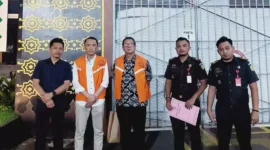 Keterangan foto : Kejaksaan Negeri Jakarta Barat menetapkan 2 direktur dari perusahaan swasta sebagai tersangka kasus dugaan tindak pidana korupsi pengadaan barang dan jasa, Jumat (4/8/2023)