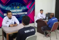 Keterangan foto : Wali Pemasyarakatan Lapas Cikarang Lakukan Penilaian Pembinaan Narapidana Sebagai Syarat Pemberian Hak Bersyarat, Sabtu, 05 Agustus 2023.