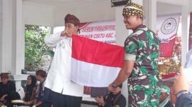 Keterangan foto : Dandim 0603/Lebak hadiri Puncak Acara Adat Seren Tahun Kasepuhan Cisitu Ds. Situmulya Kec. Cibeber tahun 2023, Minggu (6/8/2023)
