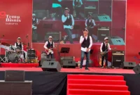 Keterangan foto : de'GUNS Band Tampil Memukau di Penutupan Temu Bisnis Tahap VI Lapas Gunung Sindur, (Senin, 7/8/2023) 