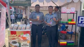 Keterangan foto : Lapas Kelas IIA Cikarang (Lapas Cikarang) pamerkan Produk unggulan Warga Binaan Pemasyarakatan Lapas Cikarang tampil di pameran EXPO Pelayanan Publik dan Pentas Seni Budaya, Senin (7/8/2023)