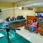 Keterangan foto : Sidang Pembacaan Putusan Sela Perkara Tindak Pidana Korupsi pada Kantor Badan Pertanahan Nasional (BPN) Kabupaten Malang, Kamis (10/9/2023)