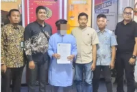 Keterangan foto : Terorisme Lapas Cibinong Bacakan Ikrar Sumpah Setia Pada NKRI, (Jum'at, 11/8/2023)