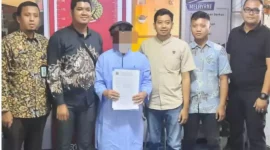 Keterangan foto : Terorisme Lapas Cibinong Bacakan Ikrar Sumpah Setia Pada NKRI, (Jum'at, 11/8/2023) 