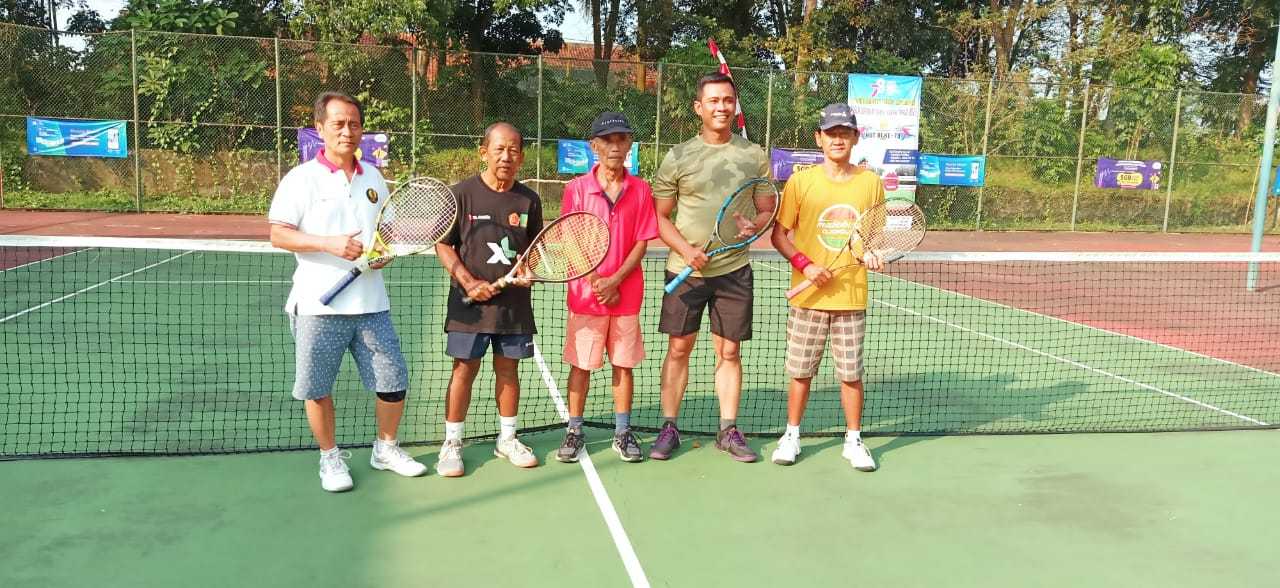 Sambut HUT RI ke-78,Kodim 0603 menggelar Turnamen Tenis Lapangan Piala Dandim 0603/Lebak I Teras Media