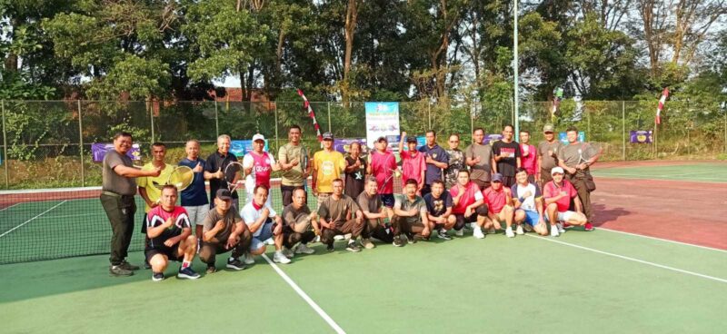 Keterangan foto : Kodim 0603/Lebak Gelar Turnamen Tenis Lapangan Meriahkan HUT RI ke-78, (Sabtu, 12/8/2023) 