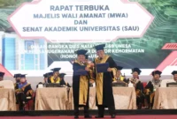 Keterangan foto : Sekertaris Kemenkumham Terima Doktor Honoris Causa dari UNESA, (Senin, 14/8/2023)
