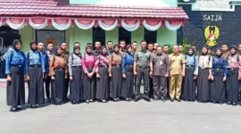 Keterangan foto : Dandim 0603/Lebak Berikan Materi Wawasan Pada Kunjungan CAPASKA 2023,(Senin, 14/8/2023) 
