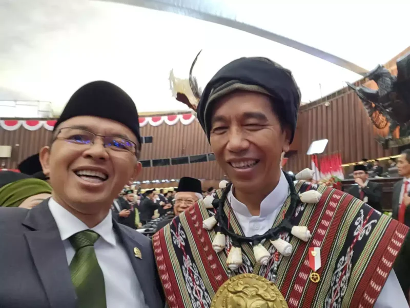 Keterangan Poto: Sidang Tahunan MPR dan sidang bersama DPR/DPD RI tahun 2023 di Gedung MPR/DPR/DPD RI, Rabu (16/8). 