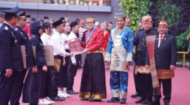 Keterangan foto : Kementerian Hukum dan HAM Berikan Remisi Warga Binaan Pemasyarakatan Total 2.606 Narapidana, (Kamis, 17/8/2023) 