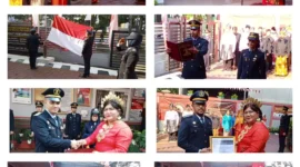 Keterangan foto : Bapas Bogor Laksanakan Upacara HUT RI ke-78, (Jum'at, 18/8/2023) 