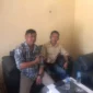 Keterangan foto : Kepala Desa Mekarsari, Adnan dan Sekjen Matahukum, Mukhsin Nasir, Jumat (18/8/2023)
