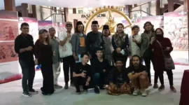Keterangan foto : Camellia Petir saat ikuti pameran, Kamis (24/8/2023)