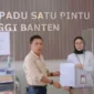 Keterangan foto : Sekjen Matahukum saat melaporkan kasus anggaran dana hibah tahun 2022 di Lebak, Jumat (25/8/2023)