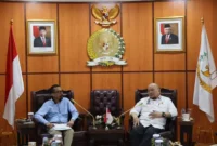 Keterangan foto : Ketua Dewan Perwakilan Daerah Republik Indonesia AA LaNyalla Mahmud Mattaliti dan Perwakilan FTA, (Selasa, 29/8/2023)