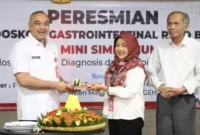 Keterangan Foto: Bupati Tangerang Ahmed Zaki Iskandar meresmikan layanan unit Endoskopi RSUD Balaraja, Rabu (23/8/23).