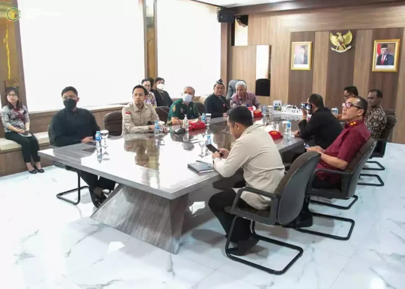 Keterangan foto : Kementerian Hukum dan HAM dan Kementerian Keuangan Selenggarakan Temu Bisnis Tahap VI tahun 2023 Tingkatkan Penggunaan Produk Dalam Negeri, (Kamis, 3/8/2023) 