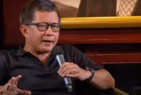 Keterangan foto : Rocky Gerung, (Minggu, 6/8/2023)