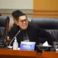 Keterangan foto : Wakil Ketua Komisi III DPR RI Adies Kadir saat konferensi pers usai Rapat Pleno Komisi III DPR RI Pengambilan Keputusan Calon Hakim Konstitusi yang digelar di Ruang Rapat Komisi III, Gedung Nusantara II DPR RI, Senayan, Jakarta, Selasa (26/9/2023).