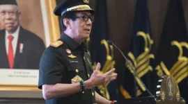 Keterangan foto : Menteri Hukum dan HAM Republik Indonesia Yassona Laoly, (Senin, 25/9/2023) 
