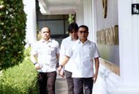 Keterangan foto : Tenaga Ahli Kantor Staf Presiden (KSP) Joanes Joko meminta Polres Lebak melalui Unit PPA untuk bisa mengusut motif penganiayaan guru perempuan oleh oknum ASN di SDN Cempaka 1 Warunggunung, Senin (25/9/2023)