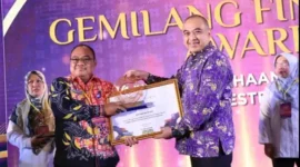 Keterangan Foto: kegiatan rapat koordinasi evaluasi kinerja pengelolaan keuangan Tahun 2023 yang diselenggarakan di hotel Grand Mercure Jogja pada Jum’at (1/9/2023).