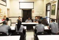 Keterangan foto : Kegiatan diikuti oleh Kabag Tata Usaha, Leny Puspasari, Kasubbag Kepegawaian, Gini, (Senin, 4/9/2023)