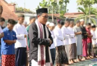 Keterangan foto : Lapas Cirebon laksanakan Shalat Istisqa meminta turunnya Hujan, (Kamis, 7/9/2023)