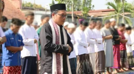 Keterangan foto : Lapas Cirebon laksanakan Shalat Istisqa meminta turunnya Hujan, (Kamis, 7/9/2023) 