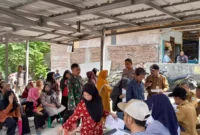 Keterangan foto; penyaluran Bantuan Sembako dan PKH Triwulan tahap 3 tahun 2023, Senin (11/09/203)