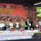 Keterangan foto : Press conference Anggota Polri penangkapan bandar narkoba, (kamis, 14/9/2023) 