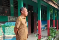 Keterangan foto; Oknum Asn SDN 1 CEMPAKA Lebak yang Lakukan Penganiayaan terhadap Guru Perempuan, Kamis (21/09/2023).
