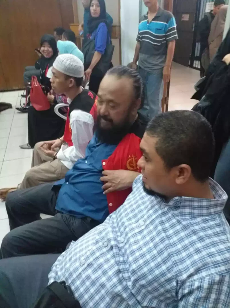 Keterangan foto : Sidang kasus penipuan terhadap PT Wika Beton sebesar Rp233 miliar dengan terdakwa Ir Burhanuddin kembali tertunda, Rabu (20/9/2023)