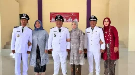 Keterangan Foto: Pelantikan Pejabat Kades di Lingkungan Pemerintah Kecamatan Sukadiri. Jum'at (22/9/2023).