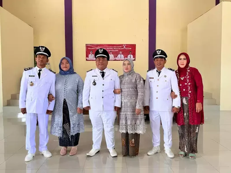 Keterangan Foto: Pelantikan Pejabat Kades di Lingkungan Pemerintah Kecamatan Sukadiri. Jum'at (22/9/2023).