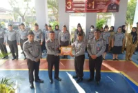 Keterangan foto : Balai Pemasyarakatan Kelas II Subang melaksanakan kegiatan apel pagi pegawai yang diikuti oleh seluruh pejabat struktural, Selasa (26/9/2023)